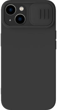 Nillkin Schutzhülle mit Kameraslider CamShield Silky für iPhone 15 Plus, Schwarz