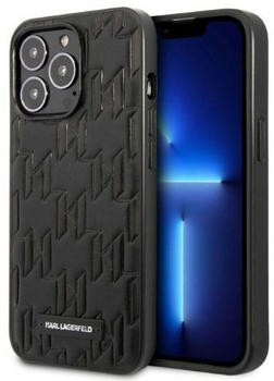 Karl Lagerfeld KLHCP13XMNMP1K iPhone 13 Pro Max 6,7" hardcase czarny/black Monogram Plaque (iPhone 13 Pro Max)