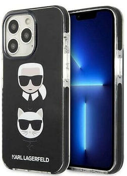 Karl Lagerfeld KLHCP13XTPE2TK iPhone 13 Pro Max 6,7" hardcase czarny/black Karl&Choupette Head (iPhone 13 Pro Max)