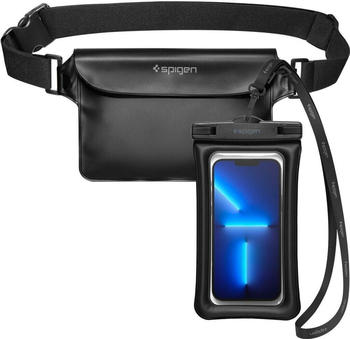 Spigen UNIVERSAL WASSERDICHTE TASCHE & H&Uuml;GELTASCHE SCHWARZ