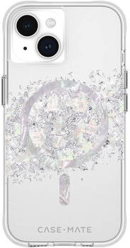 Case-mate Schutzhülle Karat Touch of Pearl MagSafe für Apple iPhone 15, Transparent und Silbern