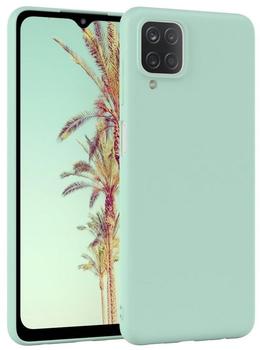 Eazy Case Silikon Handyhülle kompatibel mit Samsung Galaxy A12, zweilagiges Slimcover mit Kameraschutz und Innenfutter, Silikonhülle, Schutzhülle, Bumper, Handy Case, Hülle, Softcase, Mintgrün, Grün