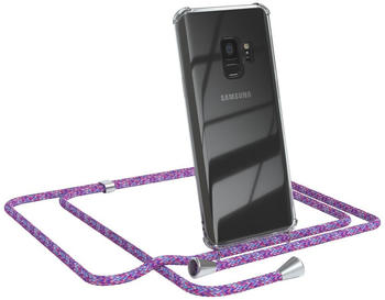Eazy Case Handykette kompatibel mit Samsung Galaxy S9 Handyhülle mit Umhängeband, Handykordel mit Schutzhülle, Silikonhülle, Hülle mit Band, Stylische Kette mit Hülle für Smartphone, Unicorn
