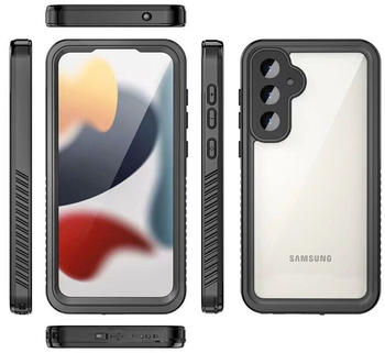 Wigento 97660 Für Samsung Galaxy S23 FE 360 Grad Full Body Wasserdichte Handy Tasche