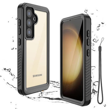 Wigento 97864 Für Samsung Galaxy S24 Plus 360 Grad Full Body Wasserdichte Hülle Case