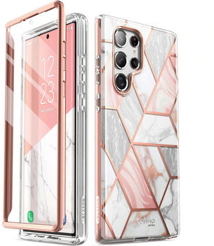 Supcase i-Blason Cosmo SP für Galaxy S22 Ultra 5G Marmor-rosa