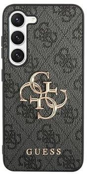Guess GUHCS24S4GMGGR Hülle für S24 S921 Schwarz hardcase 4G Big Metal Logo