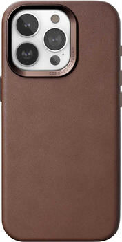 Woodcessories Bio Leather Case (iPhone 15 Pro), Smartphone Hülle, Braun