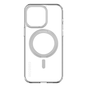 Decoded Recycled Plastic Loop Stand Backcover für iPhone 15 Pro Max - Transparent