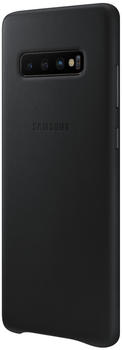 Samsung Leather Backcover (Galaxy S10+) schwarz