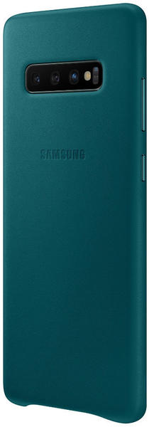 Samsung Leather Backcover (Galaxy S10+) grün