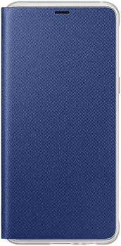 Samsung Neon Flip Cover (Galaxy A8 2018) blau