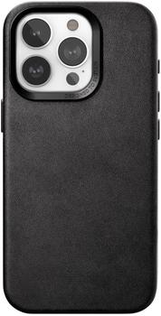 Woodcessories Bio Leather Case (iPhone 15 Pro Max) Schwarz