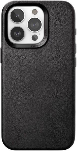 Woodcessories Bio Leather Case (iPhone 15 Pro Max) Schwarz