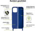Artwizz HangOn Case Silicone +CHARGE für iPhone 15 - Silikon Handykette mit Magnetring Ladefunktion - Kings-Blue / Blau