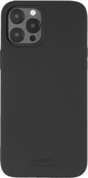 holdit Silicone Case Backcover Apple iPhone 12 Pro Max Schwarz