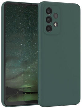 Eazy Case TPU Hülle für Samsung Galaxy A33 5G 6,4 Zoll, Silikon Schutzhülle mit Kameraschutz kratzfest bumper Grün / Nachtgrün