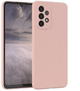 Eazy Case TPU Hülle für Samsung Galaxy A33 5G 6,4 Zoll, Hülle mit Kameraschutz Bumper Case silikonschutzhülle Rosa / Altrosa, Alt Rose
