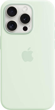 Apple Silikon Case mit MagSafe (iPhone 15 Pro) Blassmint