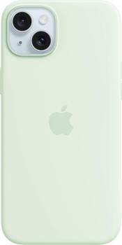 Apple Silikon Case mit MagSafe (iPhone 15 Plus) Blassmint
