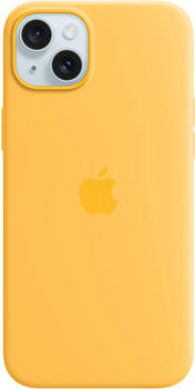 Apple Silikon Case mit MagSafe (iPhone 15 Plus) Warmgelb