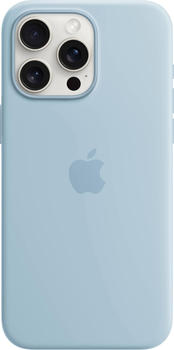 Apple Silikon Case mit MagSafe (iPhone 15 Pro Max) Hellblau