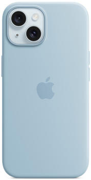 Apple Silikon Case mit MagSafe (iPhone 15) Hellblau