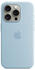 Apple Silikon Case mit MagSafe (iPhone 15 Pro) Hellblau