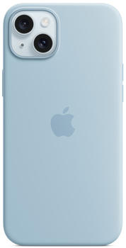 Apple Silikon Case mit MagSafe (iPhone 15 Plus) Hellblau