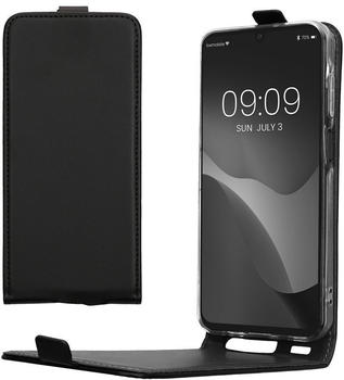 kwmobile Schutzhülle kompatibel mit Samsung Galaxy A15 5G - Hülle Handy - Flip Case Handyhülle Schwarz