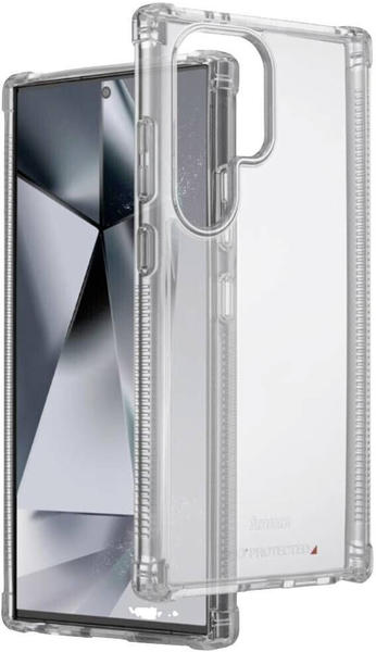 Hama Extreme Protect Backcover Samsung Galaxy S24 Ultra Transparent Induktives Laden, Stoßfest