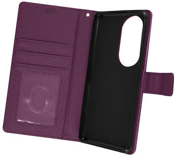 Avizar Huawei P50 Pro Kunstlederhülle mit Kartenfächern – Violett