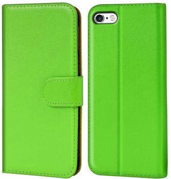 Coolgadget Book Case für iPhone 5 S SE 1 Hülle Flip Cover Handy Tasche Schutz Hülle Schale