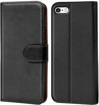 Coolgadget Book Case für iPhone 4 4s Hülle Flip Cover Handy Tasche Schutz Hülle Etui Schale