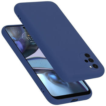 Cadorabo Schutzhülle für Motorola MOTO G22 Hülle in Blau Handyhülle Case Cover TPU Etui