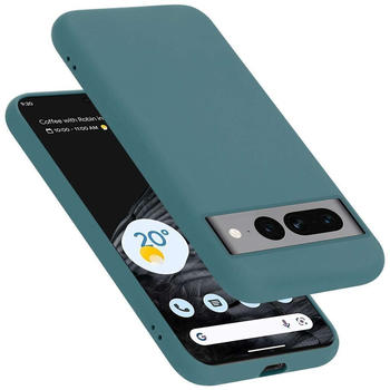 Cadorabo Hülle für Google PIXEL 7 PRO in LIQUID GRÜN Schutzhülle aus flexiblem TPU Silikon Back Case Cover Etui Handy Hülle Cadorabo Hülle für Google PIXEL 7 PRO in LIQUID GRÜN Schutzhülle aus flexiblem TPU Silikon Back Case Cover Etui Handy Hülle