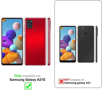 Cadorabo Hülle für Samsung Galaxy A21s Schutz Hülle in Rosa TPU Silikon Etui Case Handyhülle Cadorabo Hülle für Samsung Galaxy A21s Schutz Hülle in Rosa TPU Silikon Etui Case Handyhülle
