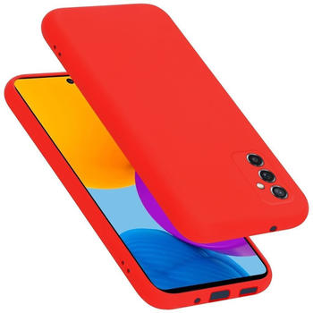 Cadorabo Schutzhülle für Samsung Galaxy M52 5G Hülle in Rot Handyhülle Case Cover TPU Etui