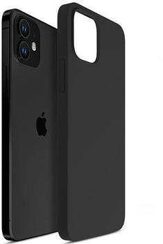 3mk Schutzhülle Silicone Case für iPhone 12 Mini, Schwarz