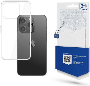 3mk Schutzhülle Armor Case für Apple iPhone 15 Pro Max, Transparent