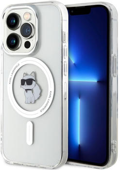 Karl Lagerfeld IML Choupette MagSafe Back Cover für iPhone 15 Pro transparent