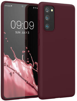kwmobile Hülle kompatibel mit Samsung Galaxy S20 FE Hülle - weiches TPU Silikon Case - Cover geeignet für kabelloses Laden - Tawny Red
