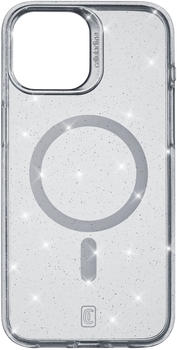Cellular Line Sparkle Mag Cover für Apple iPhone 15 (Transparent)