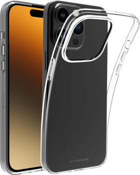 Vivanco Super Slim Cover für iPhone 15 Pro Max Transparent