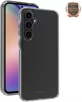 Vivanco Safe and Steady, Anti Shock Cover für Galaxy A55 5G, 1.5m Drop-Protection Transparent