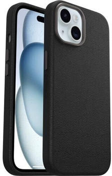 OtterBox Symmetry Series Cactus Leather MagSafe Hülle für iPhone 15/iPhone 14/iPhone 13, stoßfest, sturzsicher, dünne Schutzhülle, 3X mehr Stürze als nach Militärstandard, Schwarz OtterBox Symmetry Series Cactus Leather MagSafe Hülle für iPhone 15/iPhone 14/iPhone 13, stoßfest, sturzsicher, dünne Schutzhülle, 3X mehr Stürze als nach Militärstandard, Schwarz