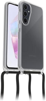 OtterBox React Necklace Hülle für Samsung Galaxy A35 5G, ultraschlanke, schützende Hülle mit Verstellbarer und Abnehmbarer Handykette, Getestet nach Militärstandard, Transparent