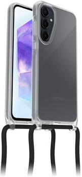 OtterBox React Necklace Hülle für Samsung Galaxy A55 5G, ultraschlanke, schützende Hülle mit Verstellbarer und Abnehmbarer Handykette, Getestet nach Militärstandard, Transparent