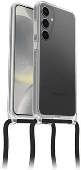 OtterBox React Necklace Hülle für Samsung Galaxy S24+, Ultraschlanke, Schützende Hülle mit verstellbarer und abnehmbarer Handykette, Getestet nach Militärstandard, Transparent