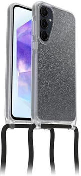 OtterBox React Necklace Hülle für Samsung Galaxy A55 5G, ultraschlanke, schützende Hülle mit Verstellbarer und Abnehmbarer Handykette, Getestet nach Militärstandard, Stardust